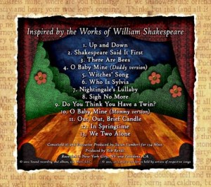 O Baby Mine back cover art